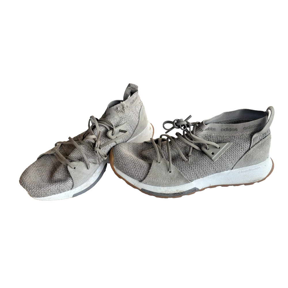 Adidas Womens Quesa B96504 Gray Running Shoes Sneakers Size 7.5